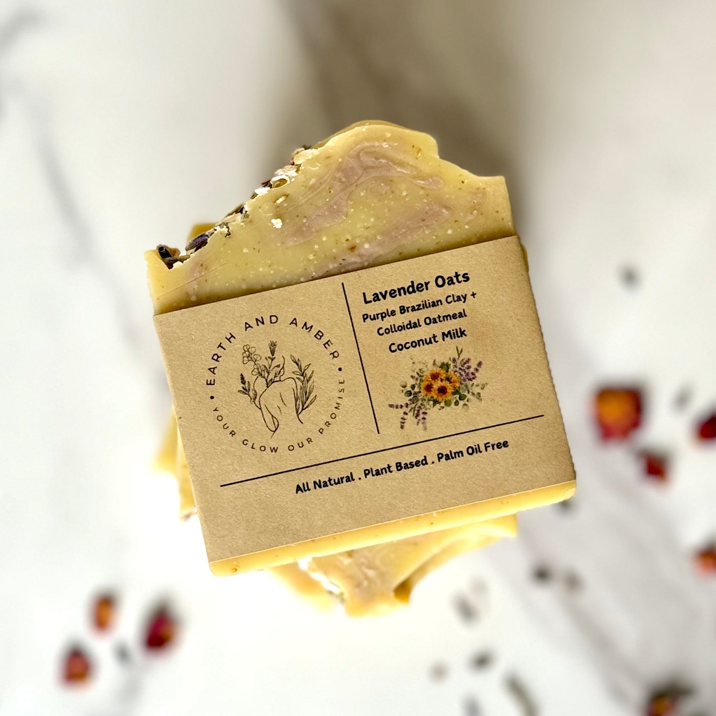 Lavender Oats Botanical Soap bar