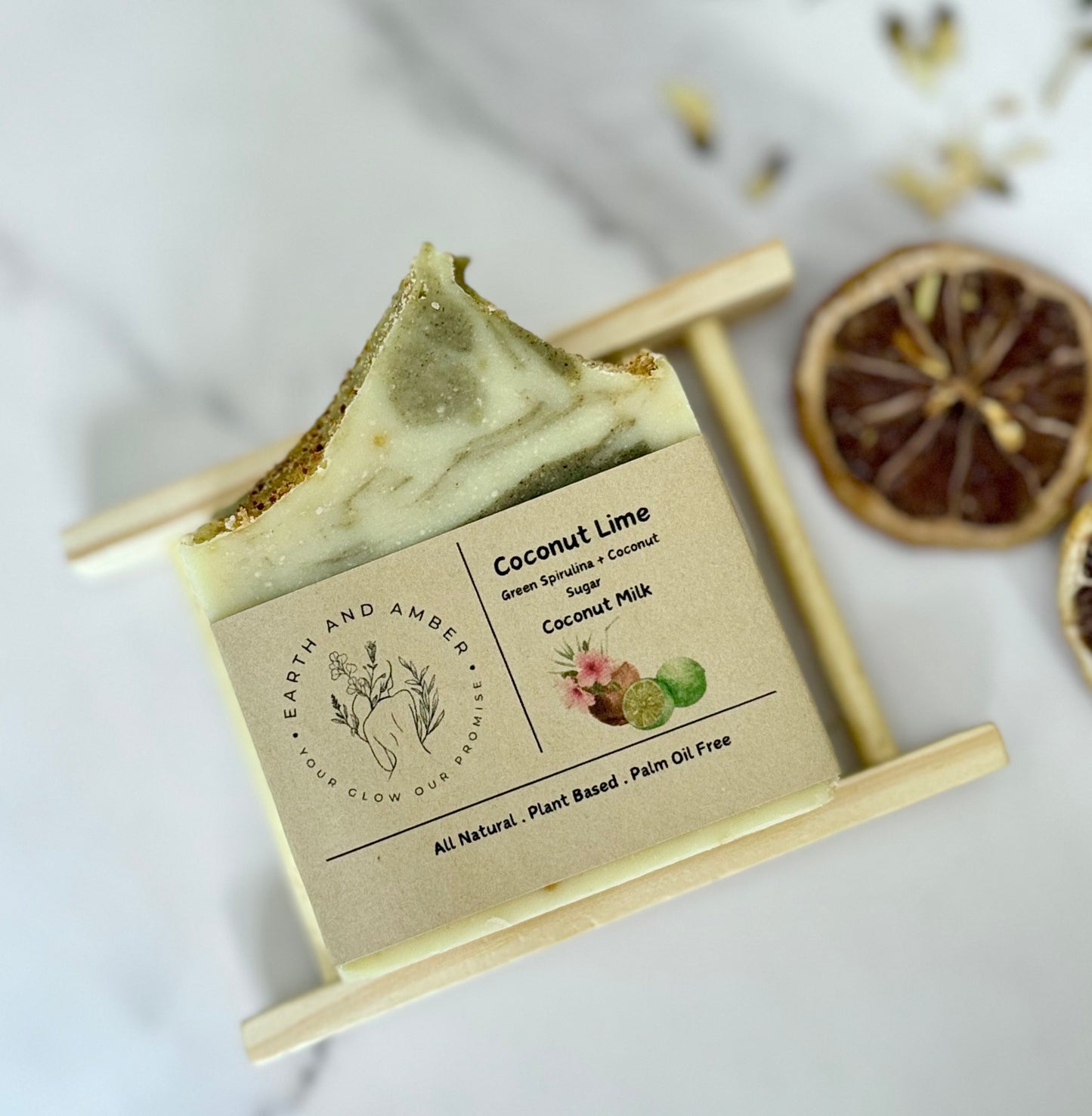 Coconut Lime Botanical Soap Bar
