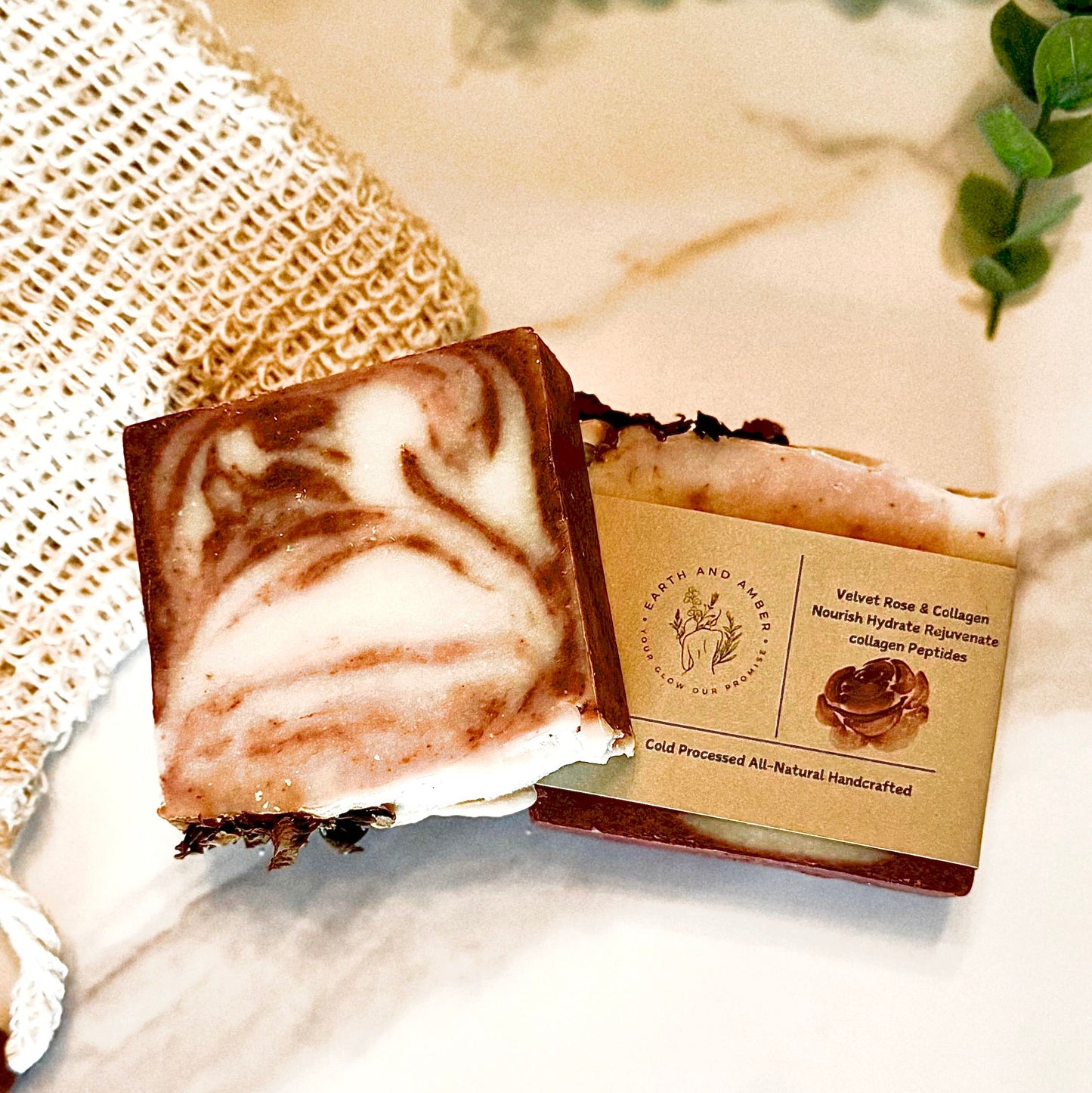Velvet Rose & Collagen Botanical Soap Bar