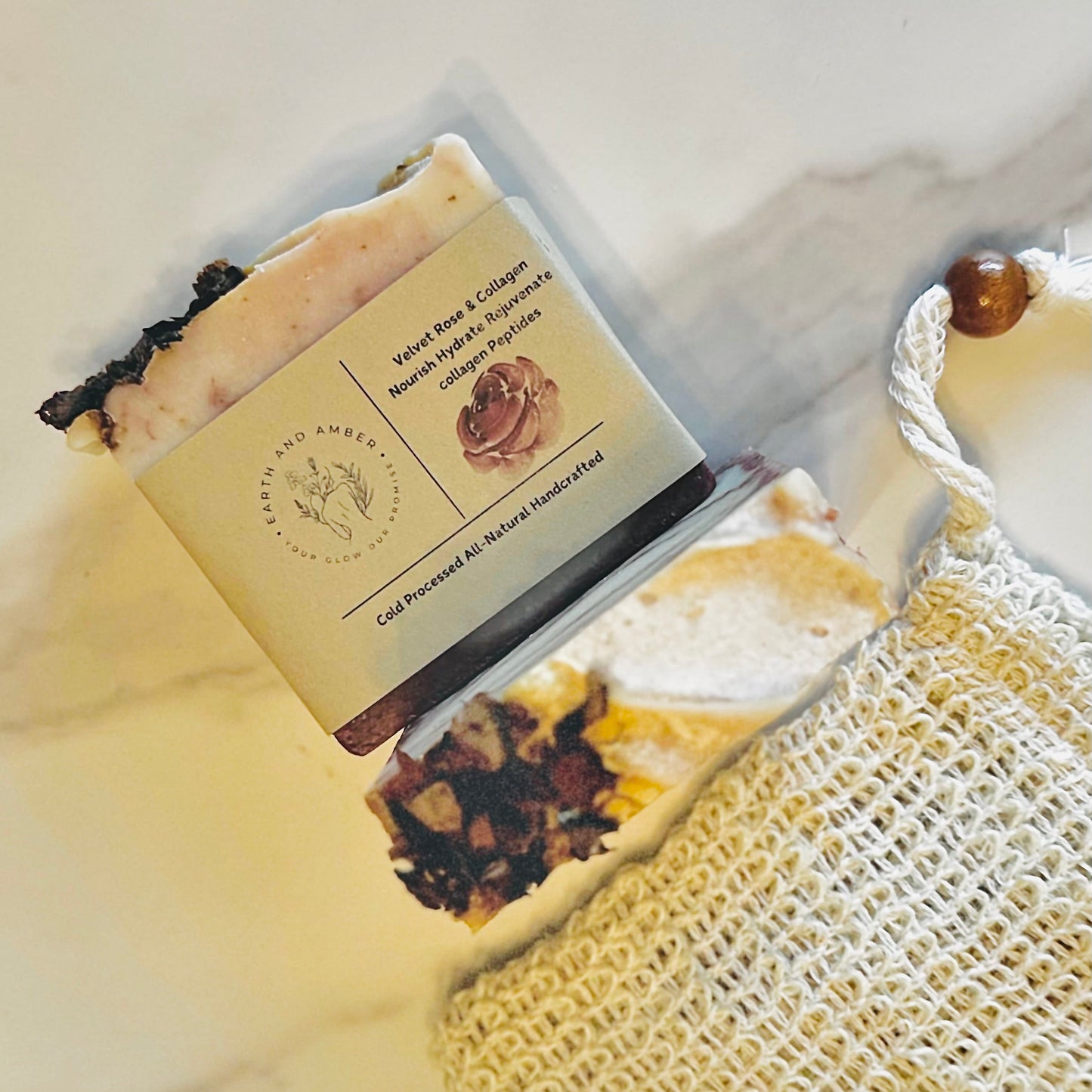 Velvet Rose & Collagen Botanical Soap Bar