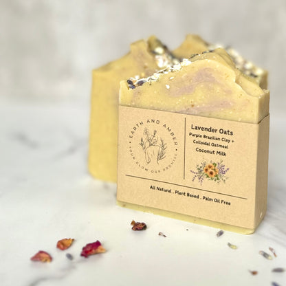 Lavender Oats Botanical Soap bar