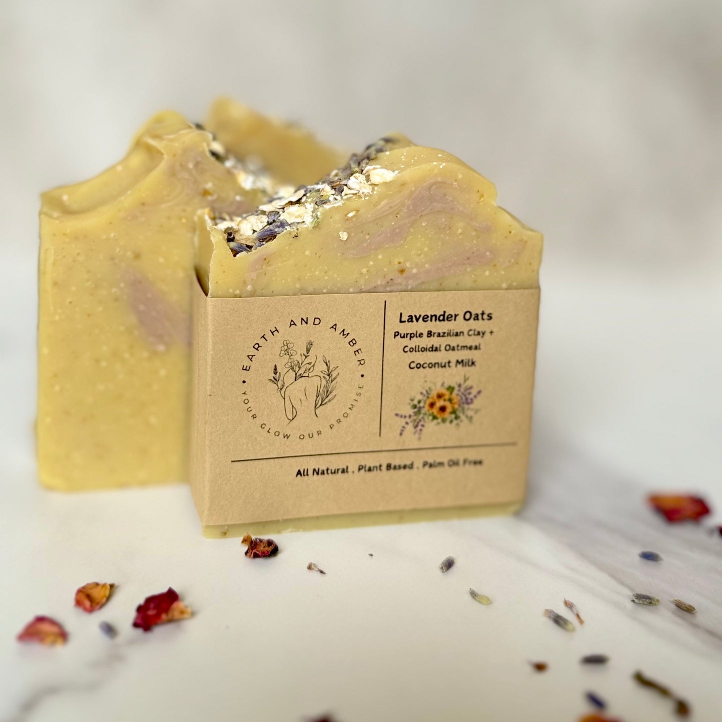 Lavender Oats Botanical Soap bar