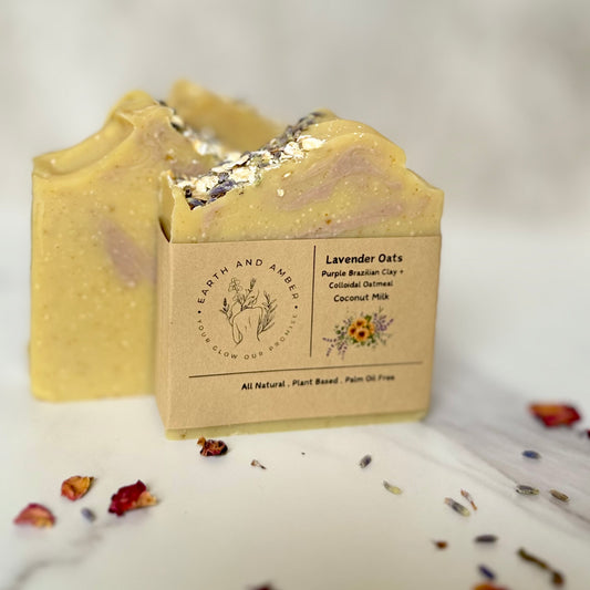 Lavender Oats Botanical Soap bar