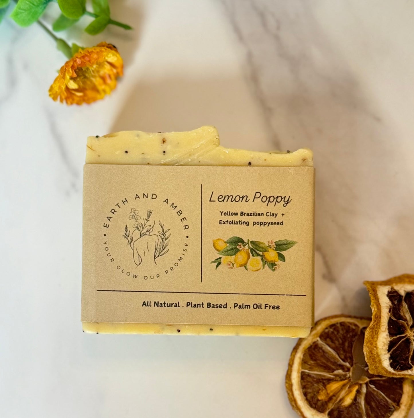 Lemon Poppy Botanical Soap Bar
