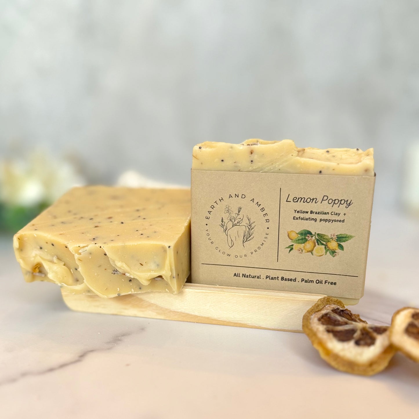 Lemon Poppy Botanical Soap Bar