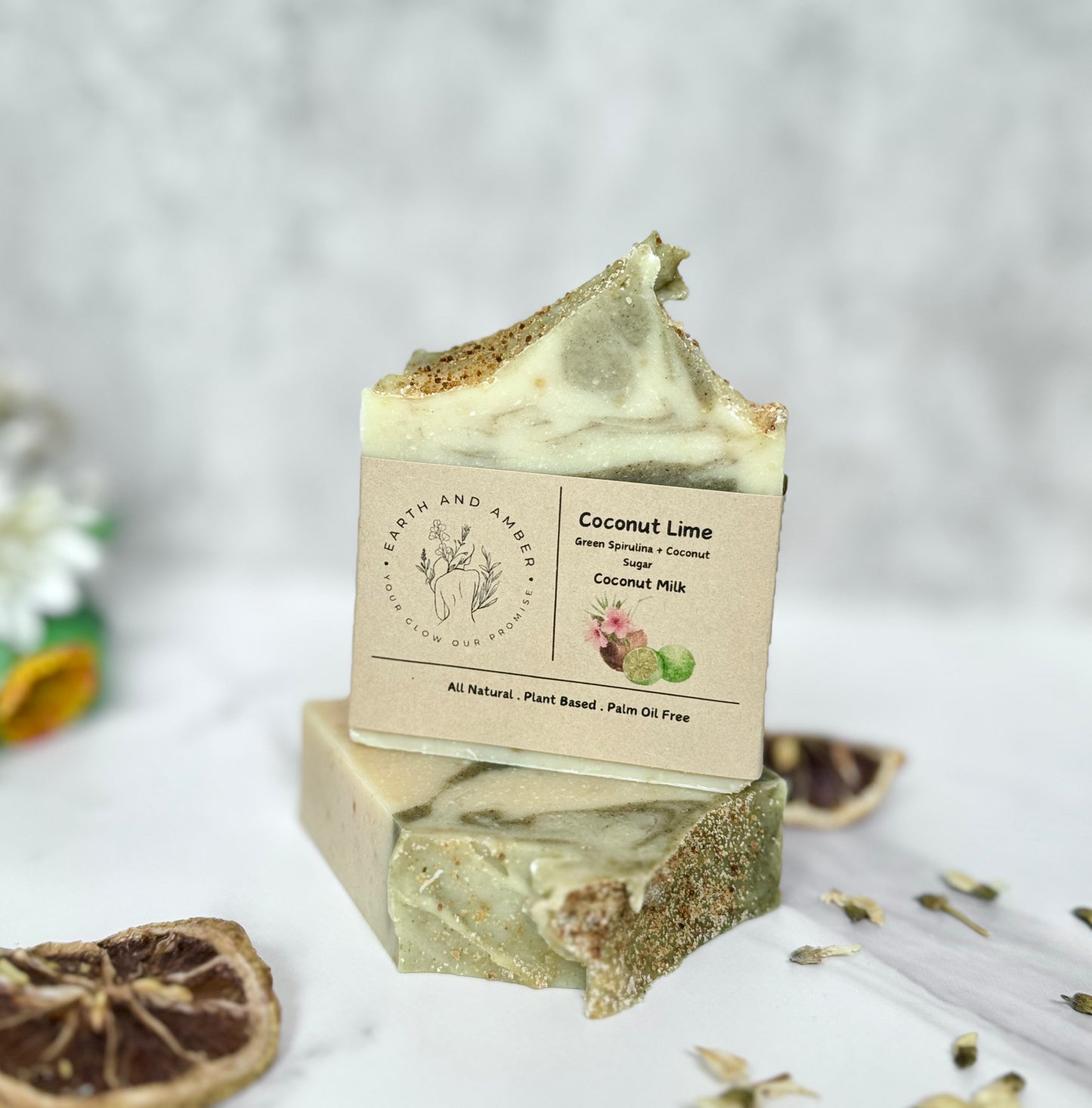 Coconut Lime Botanical Soap Bar