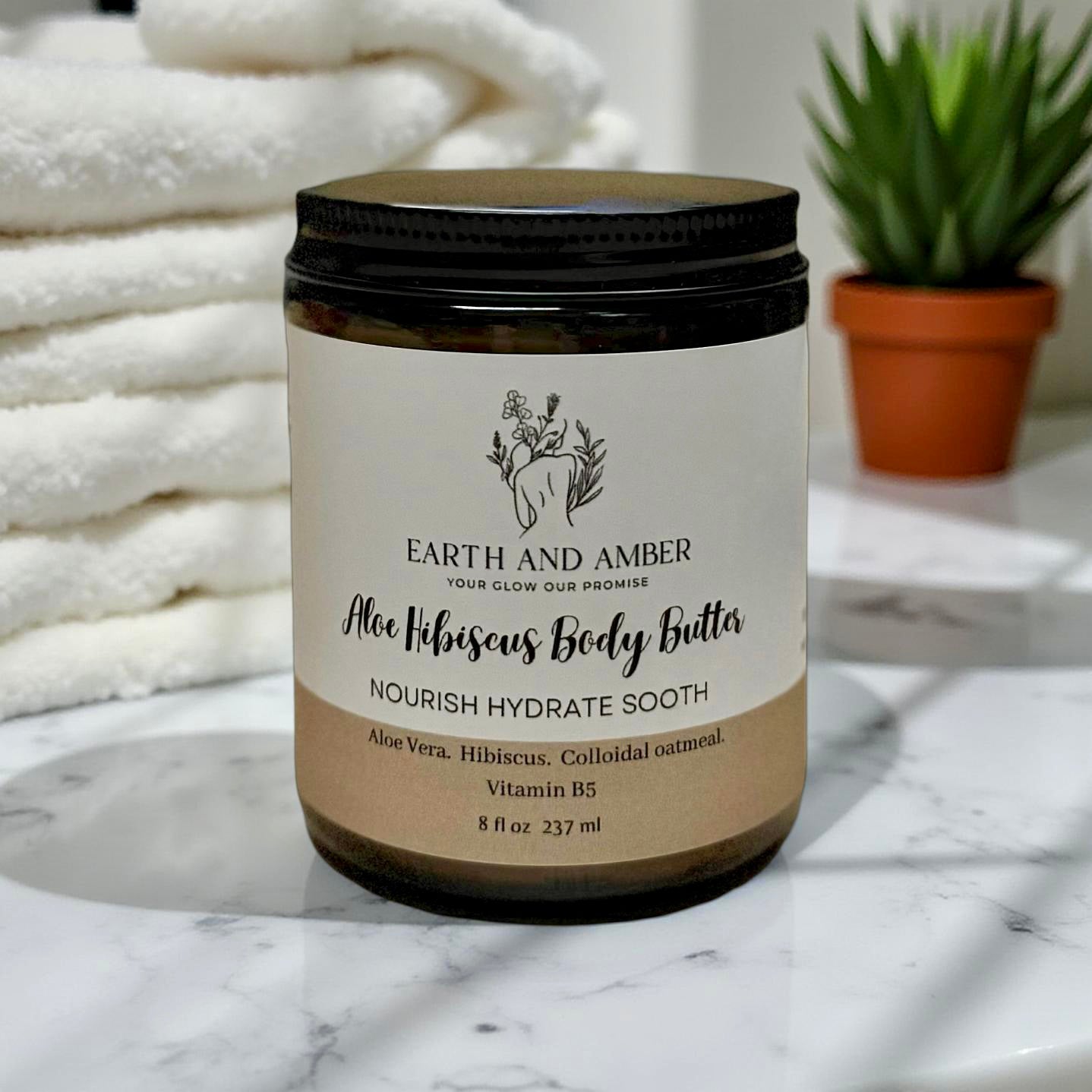 Aloe & Hibiscus Body Butter 8oz