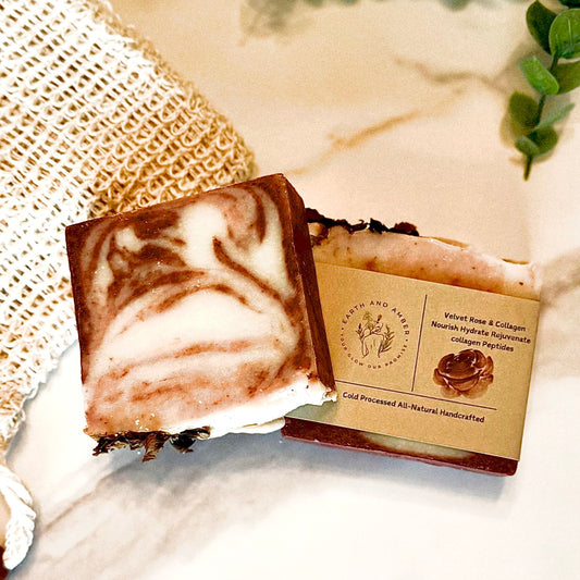 Velvet Rose & Collagen Botanical Soap Bar